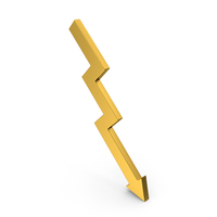 Gold Arrow Down PNG & PSD Images