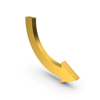 Gold Arrow PNG & PSD Images