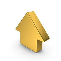 Gold Arrow Up PNG & PSD Images