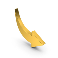 Gold Arrow PNG & PSD Images
