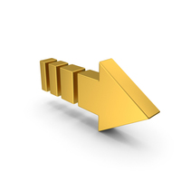 Gold Arrow PNG & PSD Images