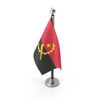 Angola Table Flag PNG & PSD Images
