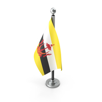Brunei Table Flag PNG & PSD Images