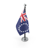Cook Islands Table Flag PNG & PSD Images