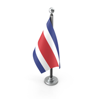Costa Rica Table Flag PNG & PSD Images