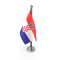 Croatia Table Flag PNG & PSD Images