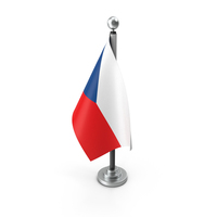 Czech Republic Table Flag PNG & PSD Images