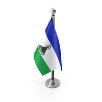 Lesotho Table Flag PNG & PSD Images