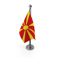 North Macedonia Flag Table PNG & PSD Images