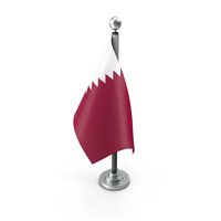 Qatar Table Flag PNG & PSD Images