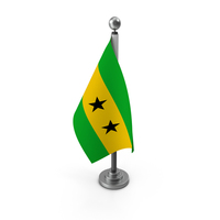 Flag Table Sao Tome and Principe PNG & PSD Images