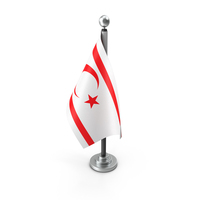 Turkish Republic Of Northern Cyprus Table Flag PNG & PSD Images