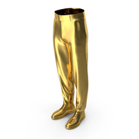 Gold Trousers And Boots PNG & PSD Images
