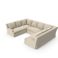 Sofa U Shape BLSA PNG & PSD Images