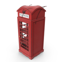 Showcase London Telephone Box PNG & PSD Images