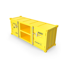 Sea Container HQ TV Console PNG & PSD Images