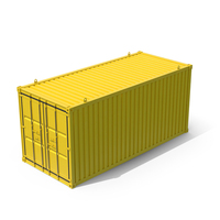Ship Container Yellow PNG & PSD Images