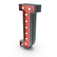 Marquee Letter J PNG & PSD Images