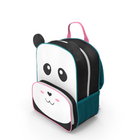 Kids Panda Backpack PNG & PSD Images