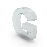 Glass Letter G PNG & PSD Images
