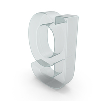 Glass Lowercase Letter G PNG & PSD Images