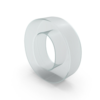 Glass Lowercase Letter O PNG & PSD Images