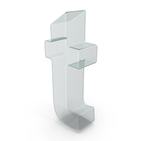 Glass Lowercase Letter T PNG & PSD Images