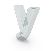 Glass Lowercase Letter Y PNG & PSD Images