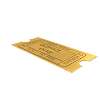 Event Admission Golden Ticket PNG & PSD Images