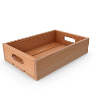 Dark Colored Rectangular Wooden Box On The Ground PNG & PSD Images