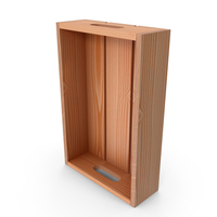 Dark Colored Rectangular Wooden Box Vertical Position PNG & PSD Images