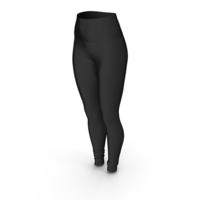 Black Simple Yoga Pant PNG & PSD Images
