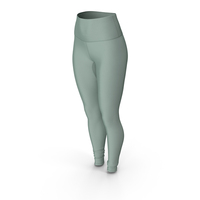 Green Simple Yoga Pant PNG & PSD Images