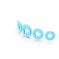 Five Star Rating Coin Design PNG & PSD Images