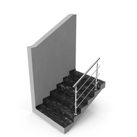 Stair With Railing PNG & PSD Images