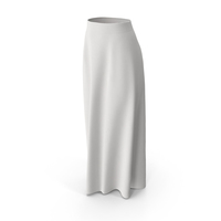 White Long Skirt PNG & PSD Images