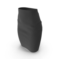 Black High Waist Pencil Skirt PNG & PSD Images