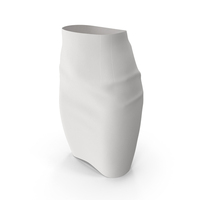 White High Waist Pencil Skirt PNG & PSD Images