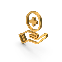 Gold Health Insurance Icon PNG & PSD Images