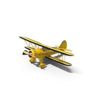 Vintage Biplane with Pilot PNG & PSD Images
