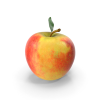 Apple With Leaf PNG & PSD Images
