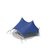 Tensile Structure Tent Blue PNG & PSD Images