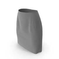 Grey Office Lady Skirt PNG & PSD Images