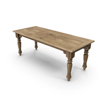 Wooden Dining Table PNG & PSD Images