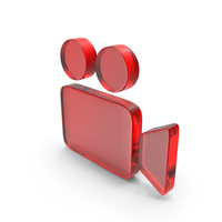 Video Icon Glass PNG & PSD Images