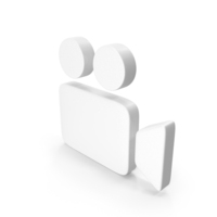 Video Icon White PNG & PSD Images