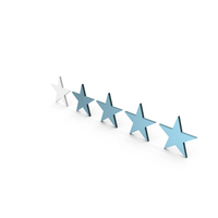 Blue Star Ranking Symbol PNG & PSD Images