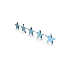 Blue Ranking Stars PNG & PSD Images