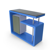 Blue Information Desk PNG & PSD Images