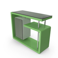 Green Information Desk PNG & PSD Images